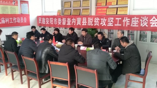 民建安陽市委主委劉鴻民深入內(nèi)黃開展脫貧攻堅專項民主監(jiān)督調(diào)研