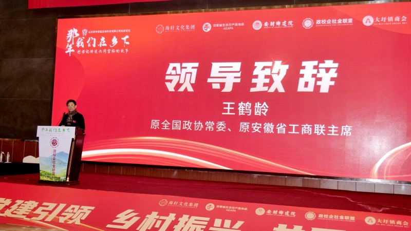 那年我們?cè)卩l(xiāng)下-村支書(shū)講述共同富裕的故事在合肥舉行，軍神碳?xì)渖锟萍吉?dú)家冠名