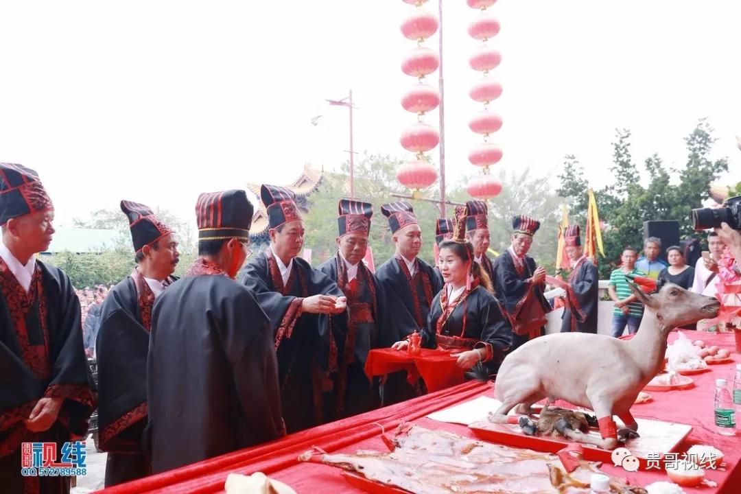 ?？诹质献谟H總會(huì)舉辦2019海南林氏宗親祭祀大典