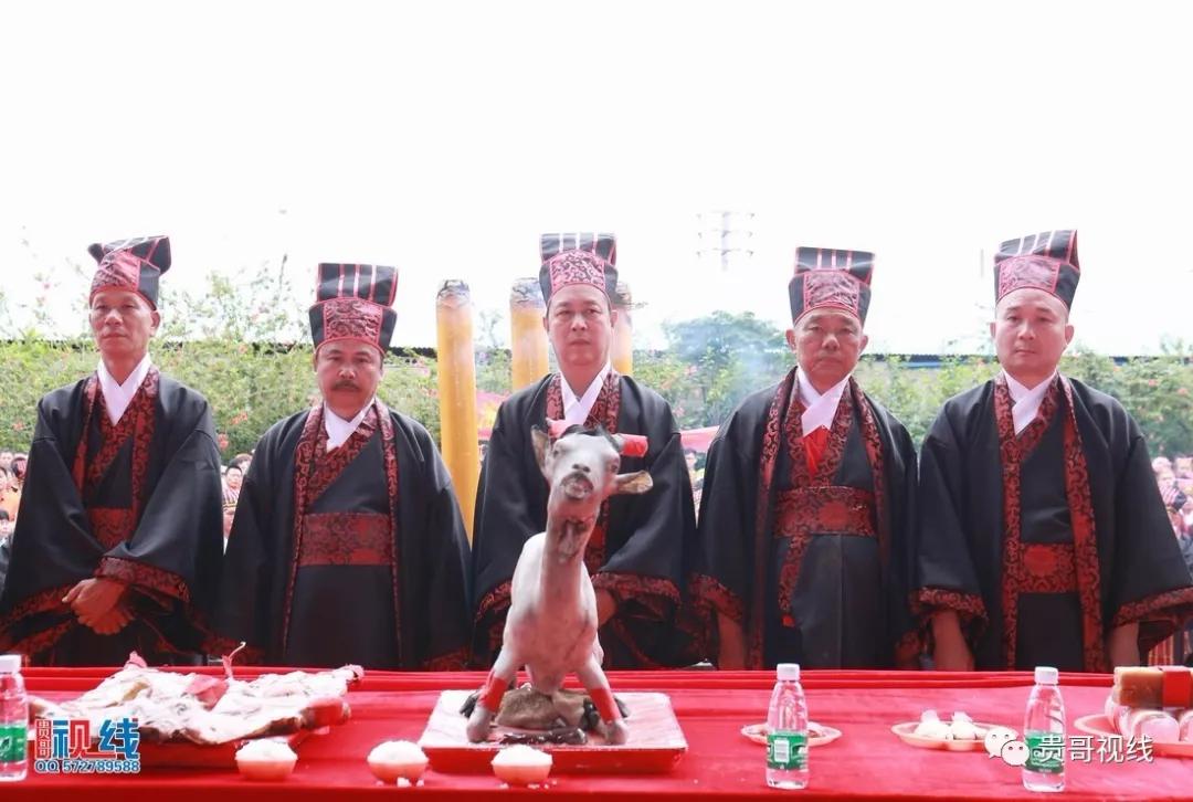 ?？诹质献谟H總會(huì)舉辦2019海南林氏宗親祭祀大典