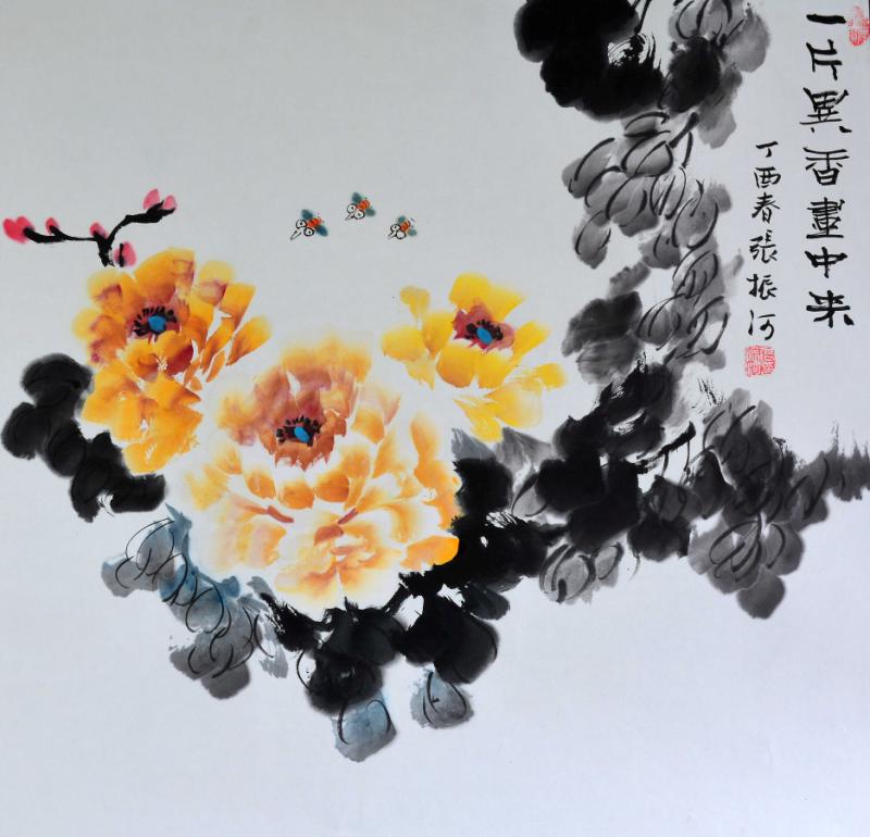 中國當(dāng)代實(shí)力派書畫名家張振河書畫藝術(shù)欣賞