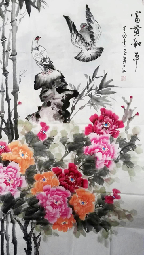 中國(guó)當(dāng)代實(shí)力派書畫名家喬玉英書畫藝術(shù)欣賞